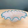 Vintage Art Glass Hand Made Fruit Bowl Image 2