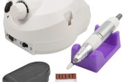 30000RPM Electric Nail Drill Machine Pro Nail File Drill Bits Pedicure Manicure WHITE