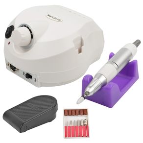 30000RPM Electric Nail Drill Machine Pro Nail File Drill Bits Pedicure Manicure WHITE