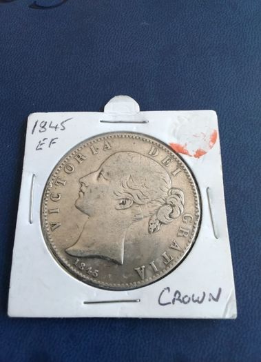 Young   Head  Victorian   Silver  Crown