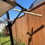 Parasol - base not included - needs new winder but works Image 3