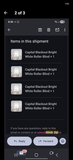 free Blinds different sizes