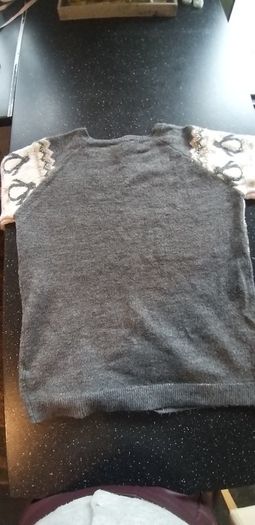 Grey Fairisle Style Jumper