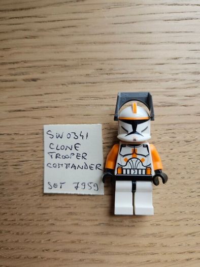 lego sw0341 clone trooper commander cody, set 7959