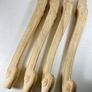 Hand Carved oak table legs. Set of 4. Quality. Brand new Image 5
