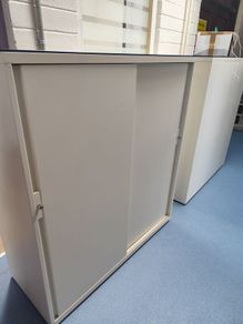 large metal storage unit