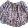 Print Tiered Frill Mini Skirt brown Image 3
