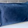 Cushion - navy velvet Image 3