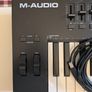 M AUDIO Oxygen Pro 61 Midi Keyboard, with additional sustain pedal and extra long midi cable Image 2