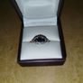 Sapphires in silver ring Image 3
