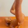 Hand built Red clay figurative study sculpture Image 4