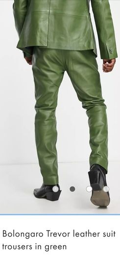 Leather Suit Trousers W36.l32.