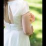 Custom made silk wedding dress Image 7