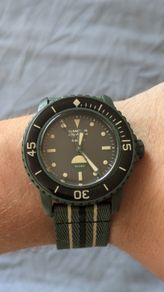 Blancpain X Swatch Scuba Fifty Fathoms Green Abyss