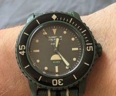 Blancpain X Swatch Scuba Fifty Fathoms Green Abyss
