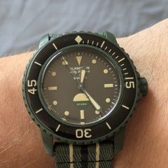 Blancpain X Swatch Scuba Fifty Fathoms Green Abyss