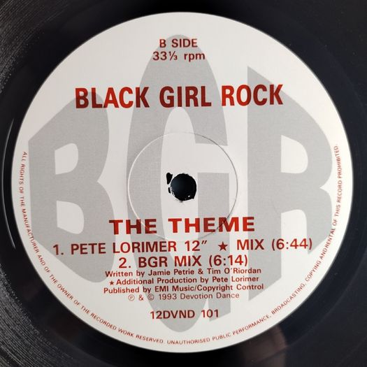 Black Girl Rock - The Theme - Devotion Dance Records - QUALITY 90s OLDSCHOOL Piano HOUSE Banger!