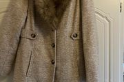 Red Herring Fur Collar Coat