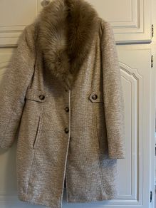Red Herring Fur Collar Coat