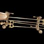 Large heavy solid brass companion set Image 3