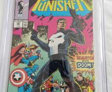 The Punisher  Marvel  Issue 29 CBCS / CGC 9.8 Certified Graded Comic Framed  DC