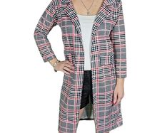 Printed blazer/coat one size 6-10