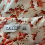 Gallery ivory/ burgundy blouse. Size 14 Image 5