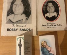 Rare 1981 Irish Hunger Strike Collection - Original Bobby Sands & Raymond McCreesh Memorial Cards, 1st Edition Pamphlets
