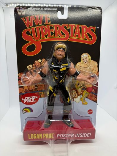 WWE Superstars Logan Paul Action Figure LJN Style Chase Black Card