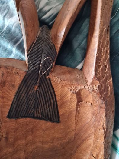 Hand made Senegal war mask