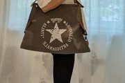 Vintage Canvas Tote Bag Grey - BRAND NEW