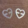 Brand New 2pcs Heart Shaped Invisible Bra Hooks Image 5