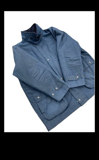 VINTAGE PG Field Navy Padded Wax Jacket Size XL