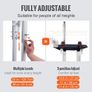 Drywall Stilts, 91.4 cm-127 cm Adjustable Aluminum Tool Stilts with Protective Knee Pads, Durable and Non-slip Work Stilts for Sheetrock Painting Image 4
