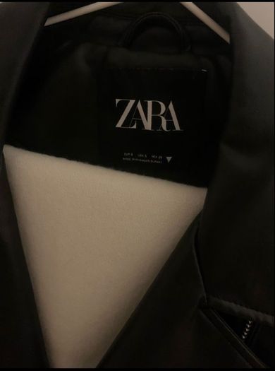Zara leather jacket