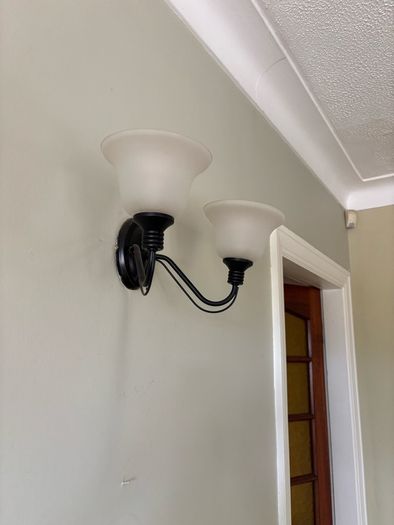 ceiling light and wall lights set