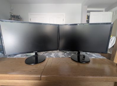Samsung 22" Monitor Screens (2)