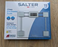Salter glass electronic scale. Brand New