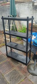 Sturdy Weatherproof Hard Plastic Shelves