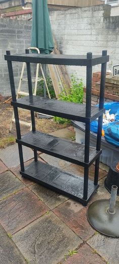 Sturdy Weatherproof Hard Plastic Shelves