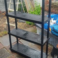 Sturdy Weatherproof Hard Plastic Shelves