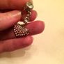 Brand new pink diamond heart phone charm Image 3