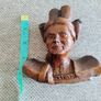 Vintage Breton Brittany French resin figure of a lady in national attire circa 1960 hand painted in very good condition see photos FREE STANDARD POSTAGE INCLUDED Image 6
