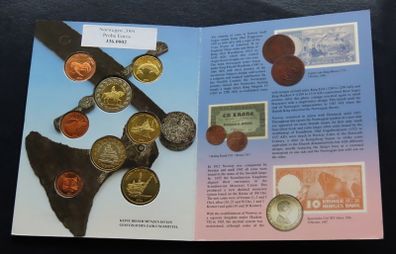 Viking Norway Euro Probe Essai coins set 2004 euro Prototype Specimen | Viking long boat