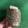Brass retro smoking set by Erhard & Sohne Germany Image 10
