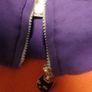Purple coat with fur inside Image 2