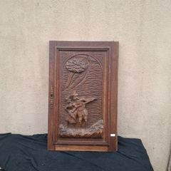 Large wood antique door frame postage possible