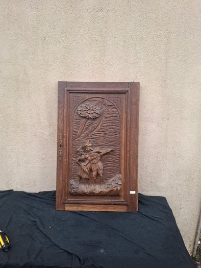 Large wood antique door frame postage possible