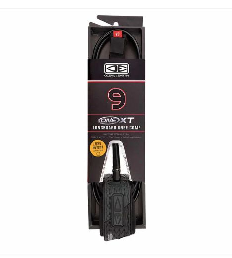 Ocean & Earth 9ft One XT Premium Knee Comp Longboard Leash
