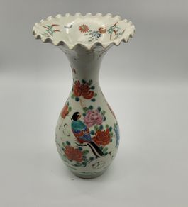 Antique 19th Century Vase Hand Painted Porcelain